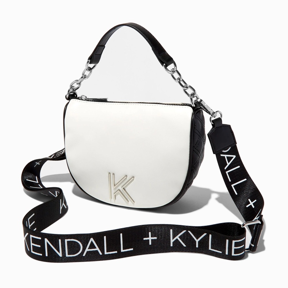 Kendall & Kylie Monochrome Crossbody Bag with Adjustable Strap